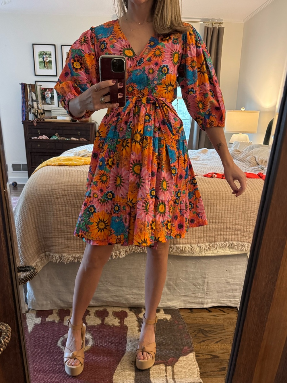 Briton Court Floral Wrap Dress